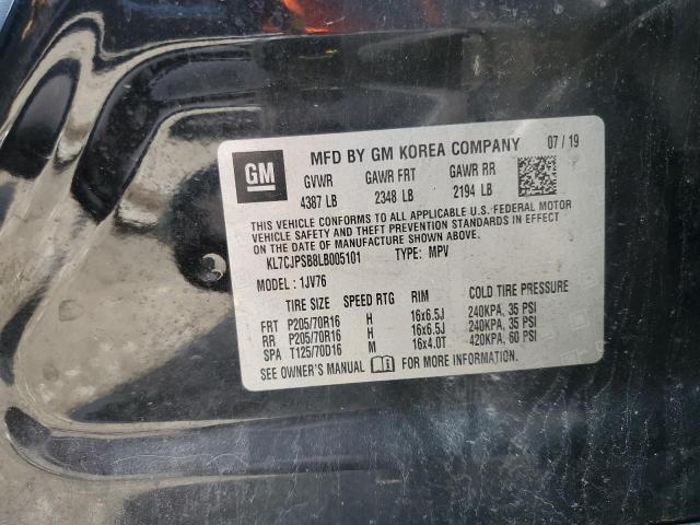 2020 CHEVROLET TRAX 1LT - KL7CJPSB8LB005101