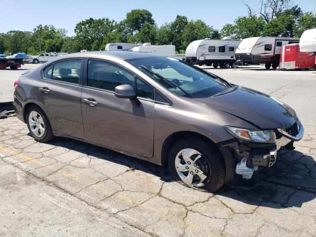 Vin: 2hgfb2f55dh582215, lot: 57672245, honda civic lx 20134