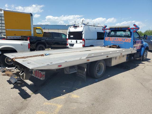 FORD F650 SUPER 2011 blue conventi diesel 3FRWF6FC3BV621825 photo #4