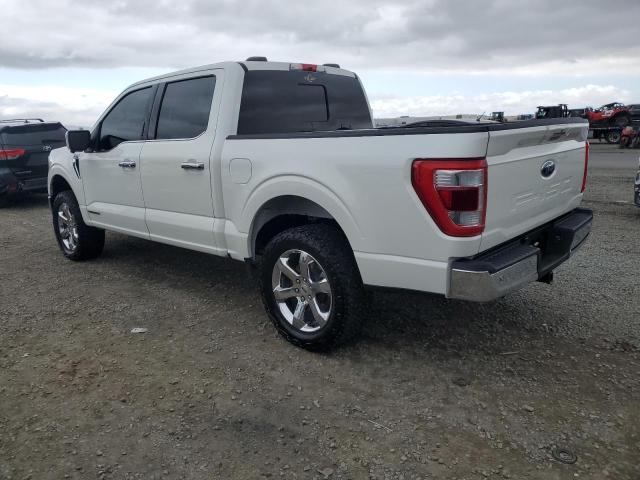 FORD F150 SUPER 2022 white  hybrid engine 1FTFW1ED3NFA28955 photo #3