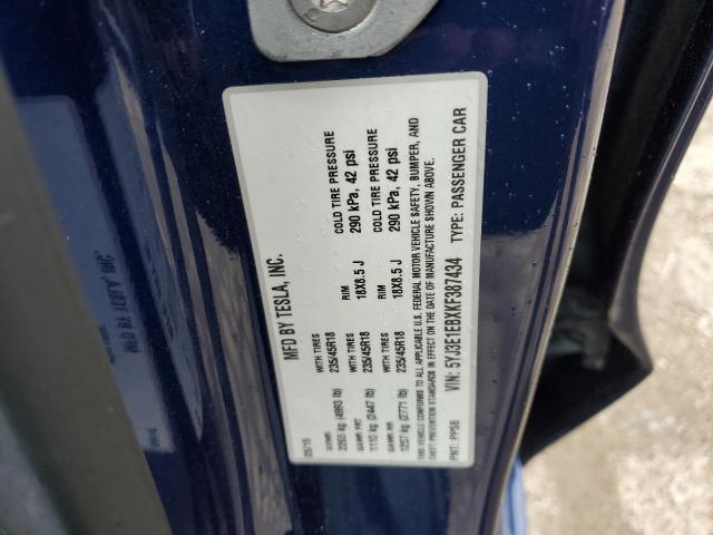 2019 TESLA MODEL 3 - 5YJ3E1EBXKF387434