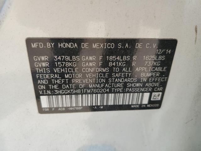 2015 HONDA FIT EX - 3HGGK5H81FM760204