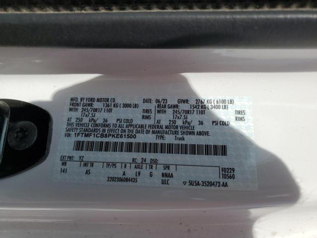 2023 FORD F150 - 1FTMF1CB8PKE61500