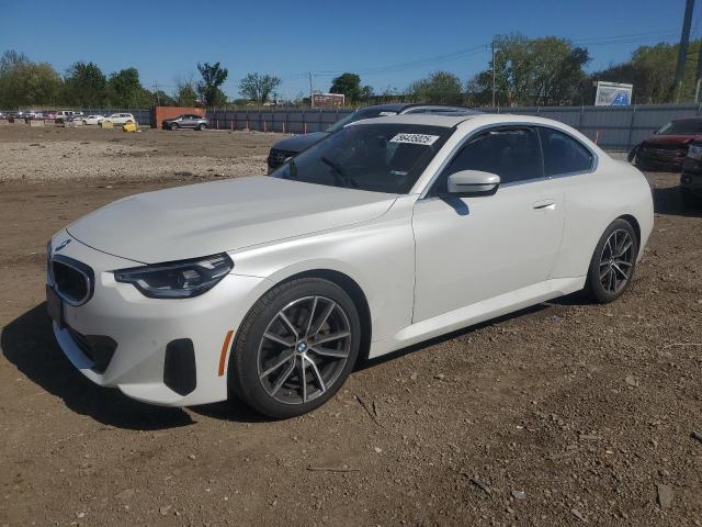 BMW 230I 2022 white  gas 3MW23CM02N8C58509 photo #1