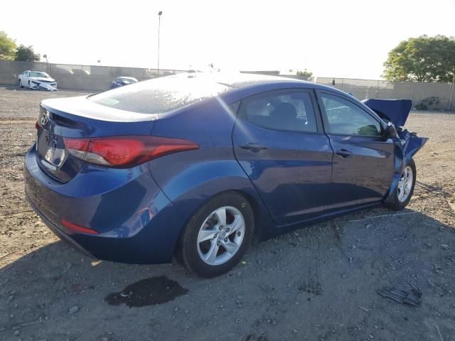 HYUNDAI ELANTRA SE 2015 blue  gas 5NPDH4AE3FH583168 photo #4