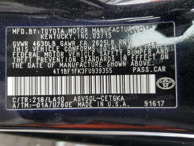 4T1BF1FK3FU939355 2015 TOYOTA CAMRY
