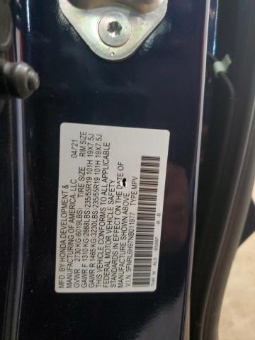 2022 HONDA ODYSSEY EL - 5FNRL6H97NB011977