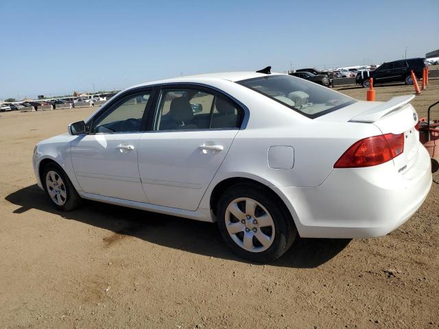 KIA OPTIMA LX 2009 white  gas KNAGE228595323116 photo #3