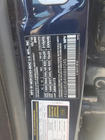 2017 MERCEDES-BENZ GLE 350 - 4JGDA5JB4HA869245