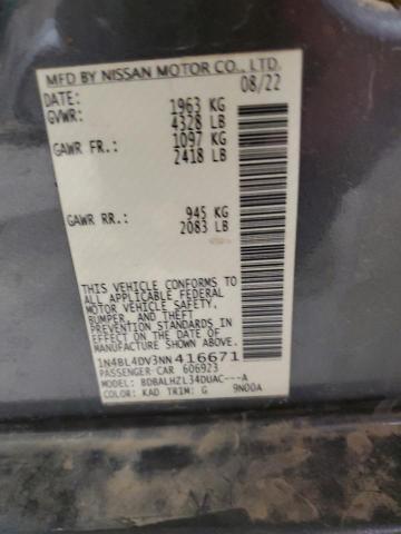 2022 NISSAN ALTIMA SV - 1N4BL4DV3NN416671