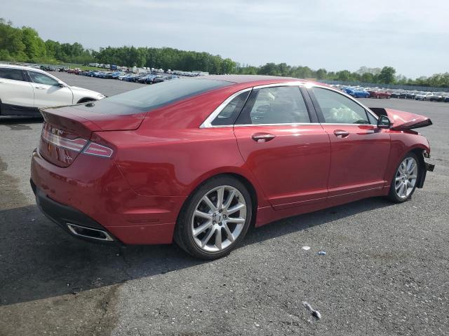 LINCOLN MKZ HYBRID 2016 red sedan 4d hybrid engine 3LN6L2LU0GR617562 photo #4