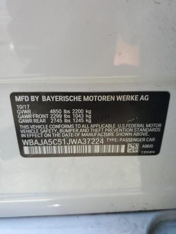 2018 BMW 530 I - WBAJA5C51JWA37224