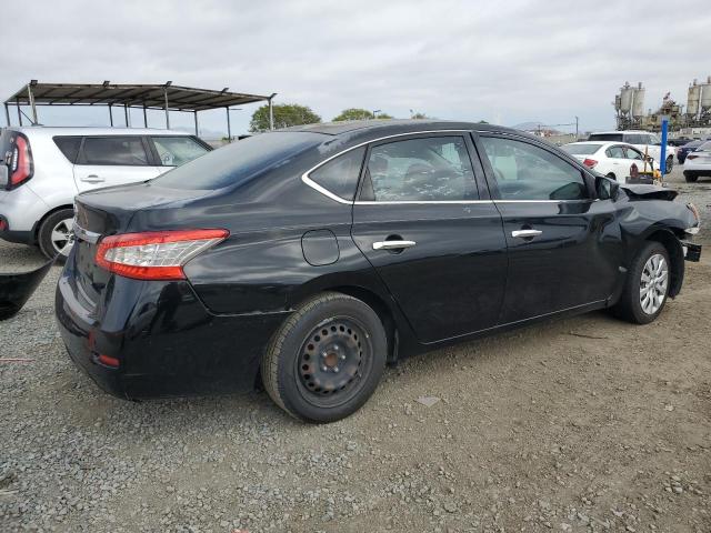 NISSAN SENTRA S 2015 black  gas 3N1AB7AP4FY293275 photo #4