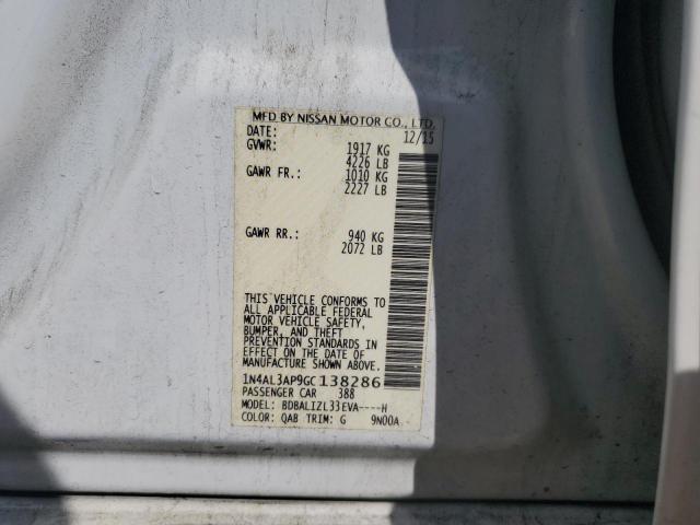 2016 NISSAN ALTIMA 2.5 - 1N4AL3AP9GC138286