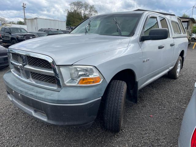 DODGE RAM 1500 2010 silver crew pic gas 1D7RV1GP2AS142489 photo #3