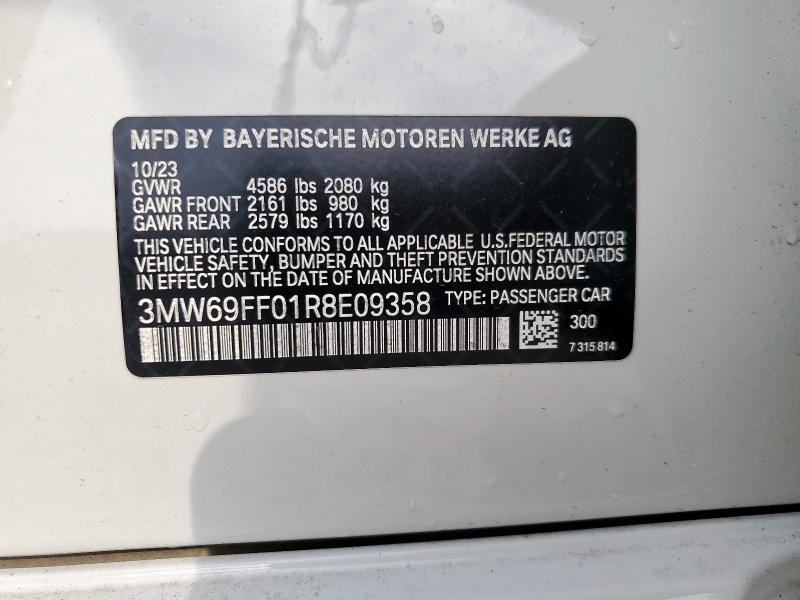 2024 BMW 330I - 3MW69FF01R8E09358