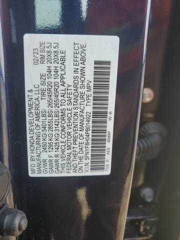 2023 HONDA PASSPORT E - 5FNYF8H04PB014922