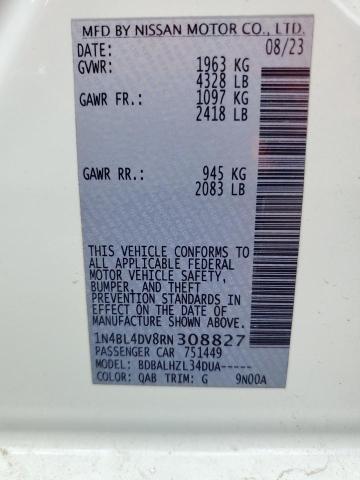 2024 NISSAN ALTIMA SL - 1N4BL4DV8RN308827