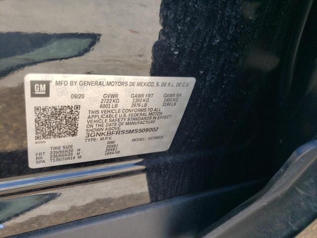 2021 CHEVROLET BLAZER PRE - 3GNKBFRS5MS509002