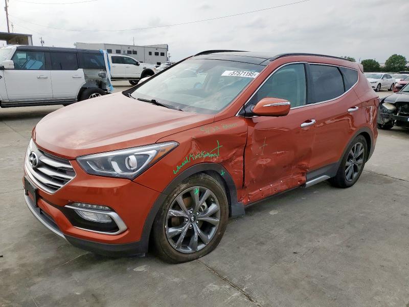Vin: 5xyzw4la0hg397412, lot: 57571195, hyundai santa fe 2017 img_1