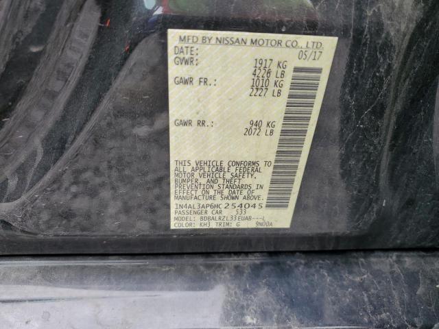 2017 NISSAN ALTIMA 2.5 - 1N4AL3AP6HC254045