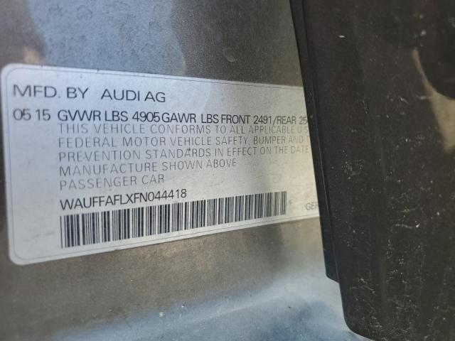 2015 AUDI A4 PREMIUM WAUFFAFLXFN044418