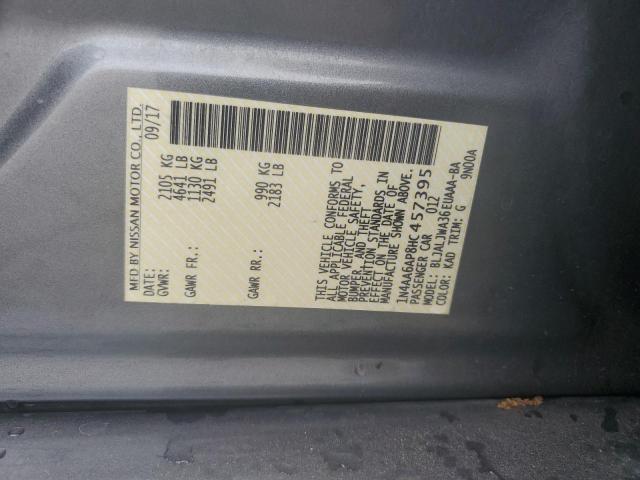 2017 NISSAN MAXIMA 3.5 - 1N4AA6AP8HC457395