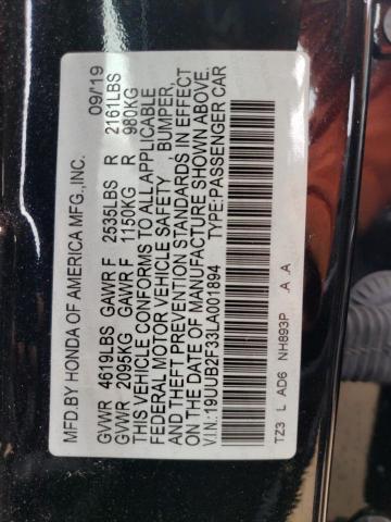 2020 ACURA TLX - 19UUB2F33LA001894