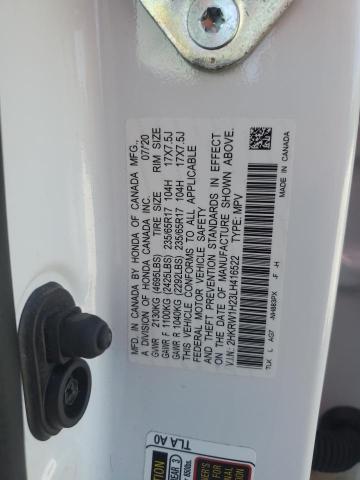 2020 HONDA CR-V LX - 2HKRW1H23LH416522
