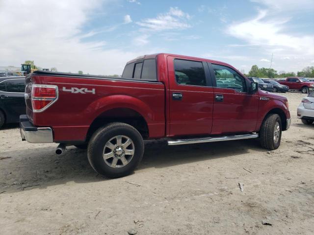 FORD F150 SUPER 2013 red  flexible fuel 1FTFW1EF9DFB00743 photo #4
