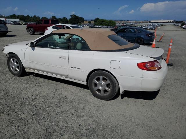 TOYOTA CAMRY SOLA 2002 white converti gas 2T1FF28P22C595397 photo #3
