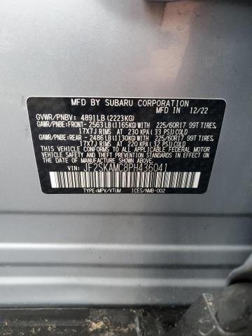 2023 SUBARU FORESTER W JF2SKAMC8PH436041