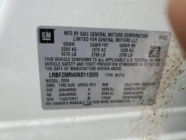 2022 BUICK ENVISION P LRBFZMR46ND113589