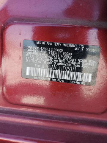 2015 SUBARU IMPREZA JF1GJAA69FH025371