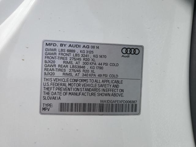 2015 AUDI Q7 PRESTIG - WA1DGAFEXFD006387