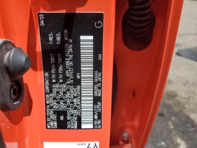 2023 TOYOTA 4RUNNER SE - JTELU5JR9P6149988