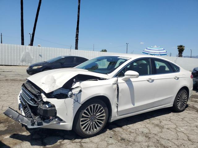 FORD FUSION SE 2017 white  gas 3FA6P0H97HR293423 photo #1