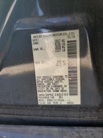 2016 NISSAN ALTIMA 2.5 - 1N4AL3AP4GC160292