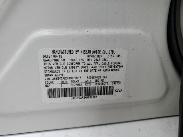 2017 INFINITI Q50 PREMIU JN1EV7AR3HM832887