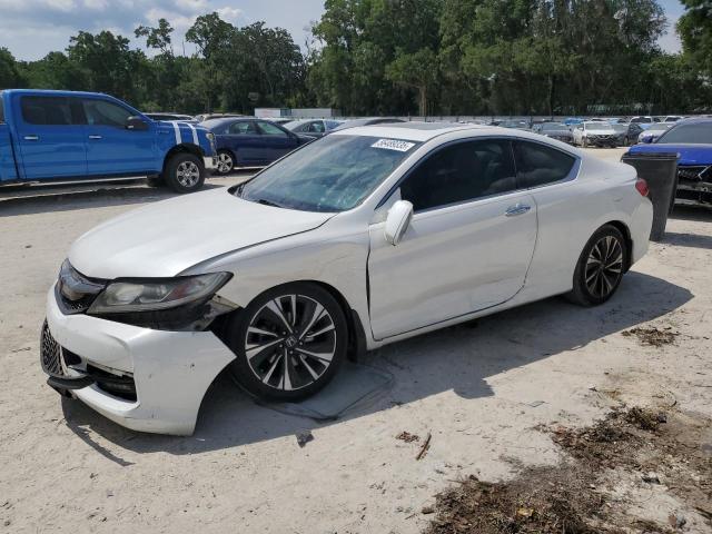 HONDA ACCORD EXL 2016 white  gas 1HGCT2B84GA000348 photo #1