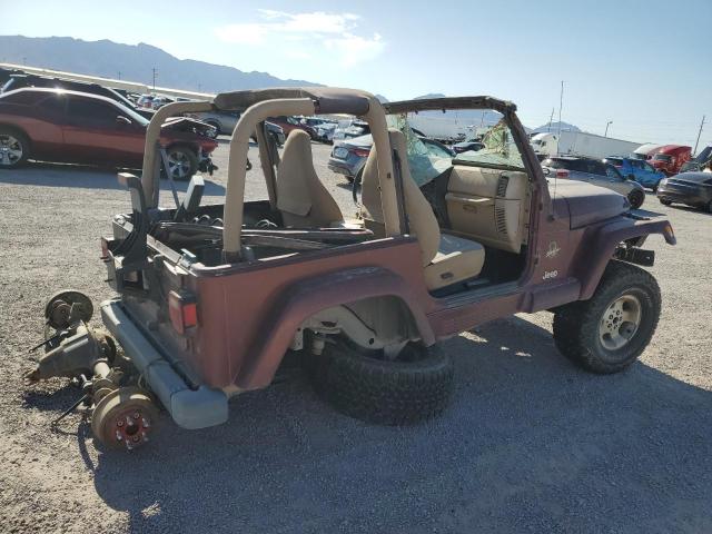JEEP WRANGLER / 2002 maroon  gas 1J4FA59S72P706380 photo #4