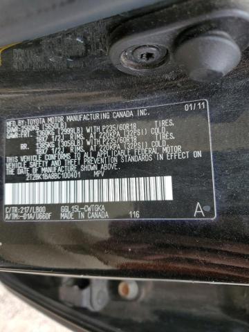 2011 LEXUS RX 350 - 2T2BK1BA8BC100401