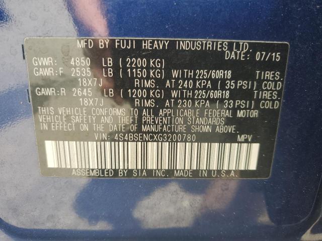 2016 SUBARU OUTBACK 3. - 4S4BSENCXG3200780