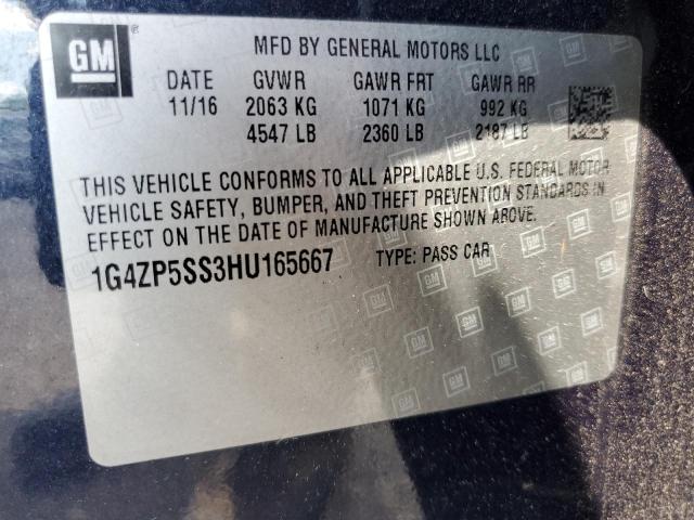 2017 BUICK LACROSSE E - 1G4ZP5SS3HU165667