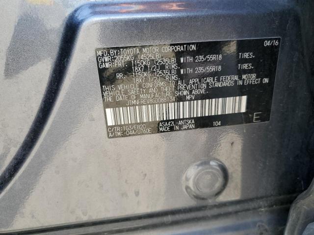 2016 TOYOTA RAV4 SE - JTMNFREV8GD088134