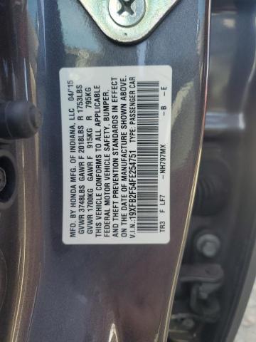 2015 HONDA CIVIC LX 19XFB2F54FE254751