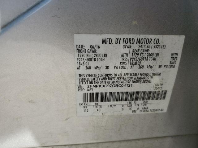 2016 FORD EDGE SE - 2FMPK3G97GBC04121