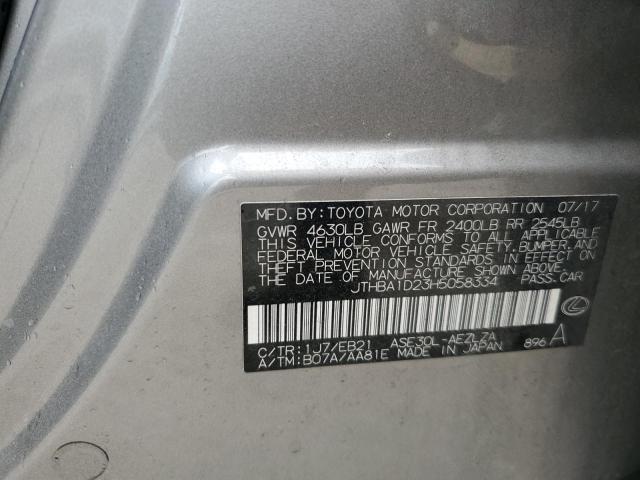 2017 LEXUS IS 200T - JTHBA1D23H5058334