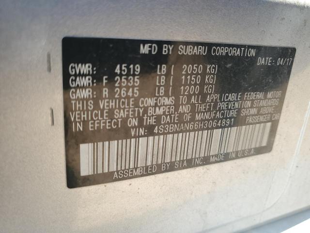 2017 SUBARU LEGACY 2.5 - 4S3BNAN66H3064891