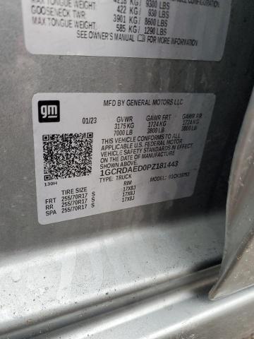 2023 CHEVROLET 1500 - 1GCRDAED0PZ181443